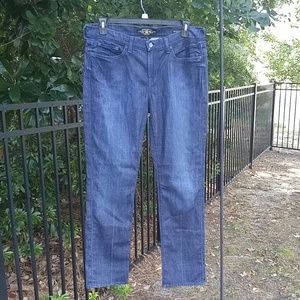 Lucky Sweet n Straight Dark Jeans Size 16